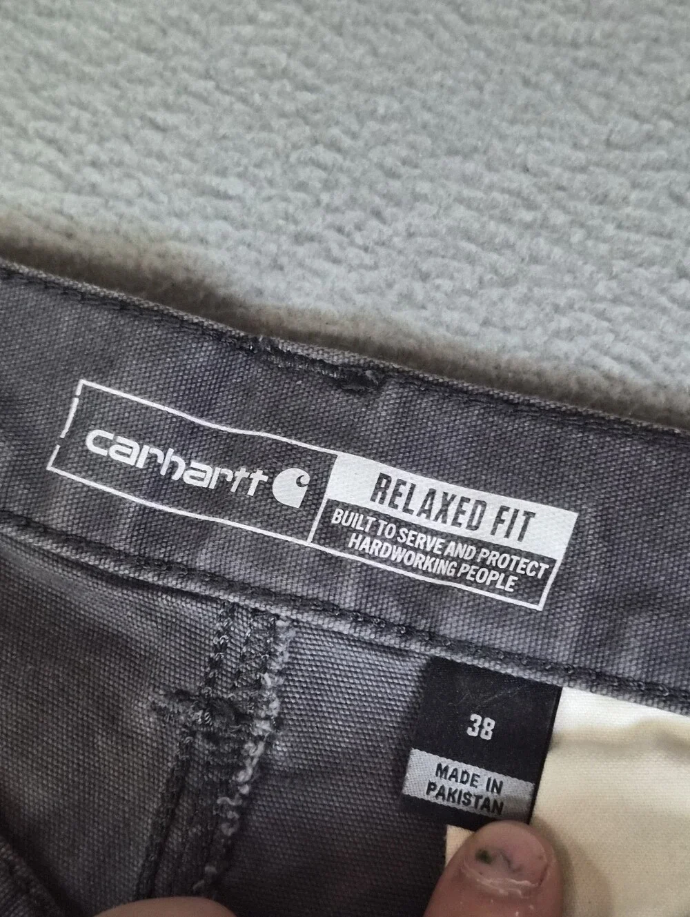 Carhartt Grey Cargo Shorts With a Relaxed fit size mens 38W